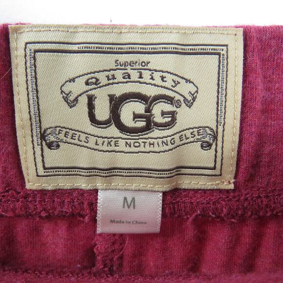 UGG Women's Raspberry Pink Red Leggings Medium Cozycore - Picture 5 of 6